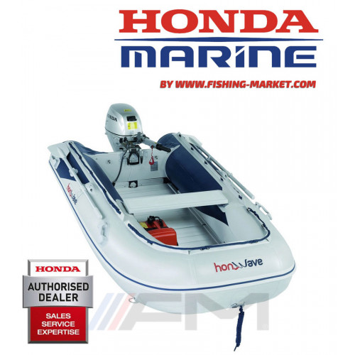 HONDA - Надуваема моторна лодка с алуминиево дъно и надуваем кил 297 cm. HonWave T30 AE2